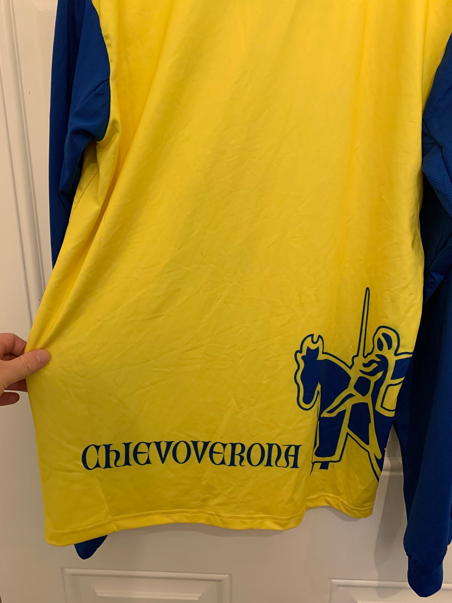 Giovova Chievo Verona 2019/2020 Home Longsleeve Shirt BNWT (M)