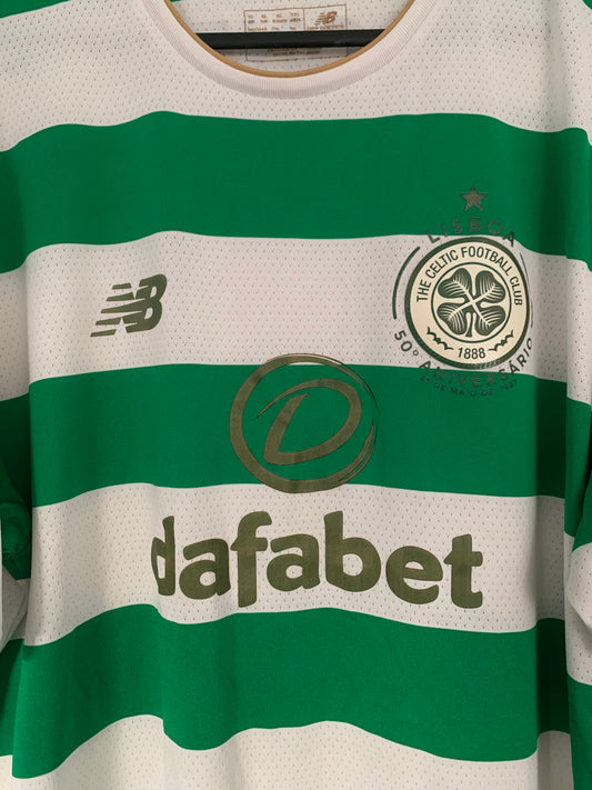 New Balance Celtic FC 2017/2018 50th Anniversary Lisbon Lions Home Shirt (XL)