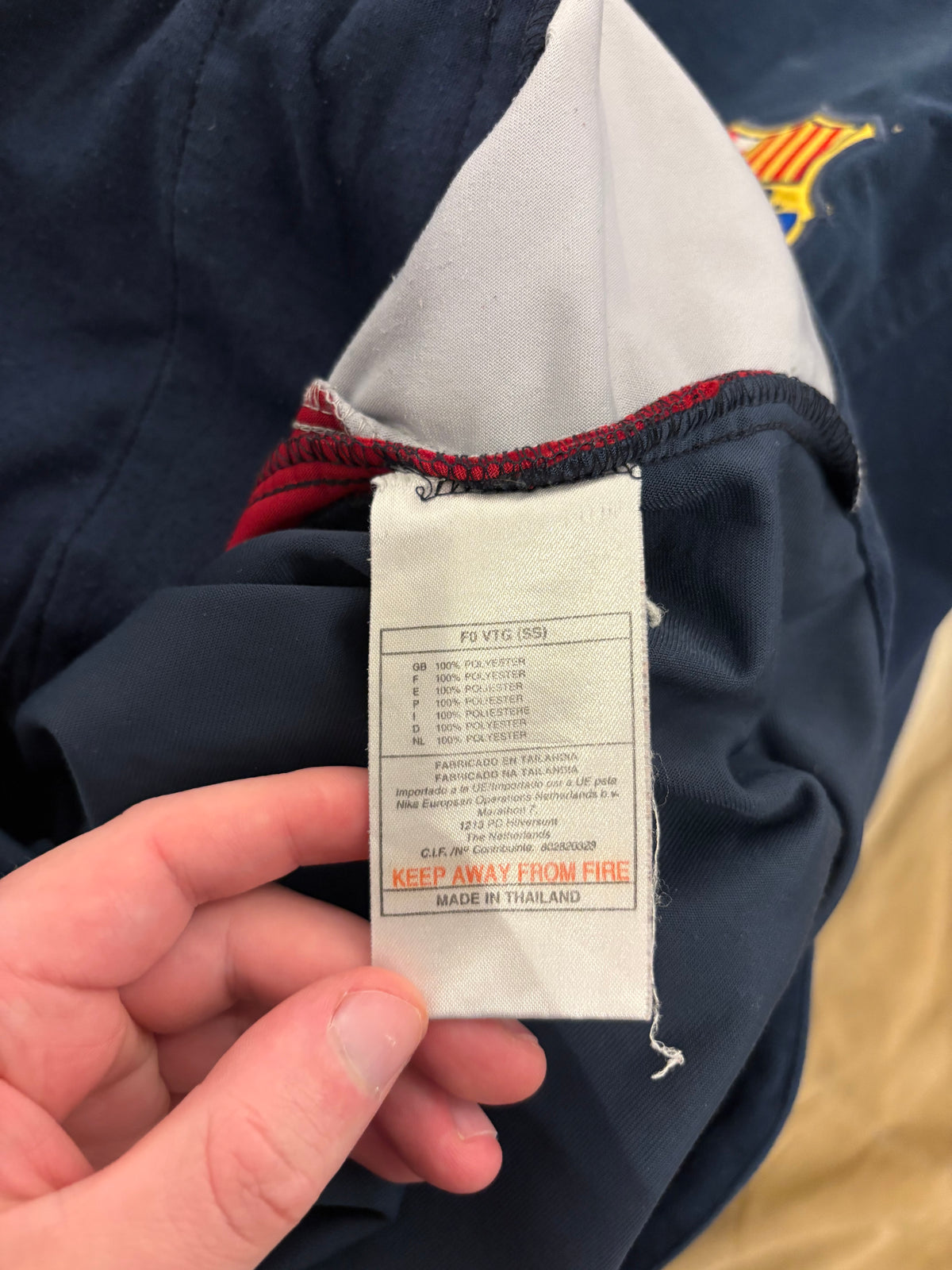 Nike FC Barcelona 2000/2002 Zip Up Track Jacket (M)