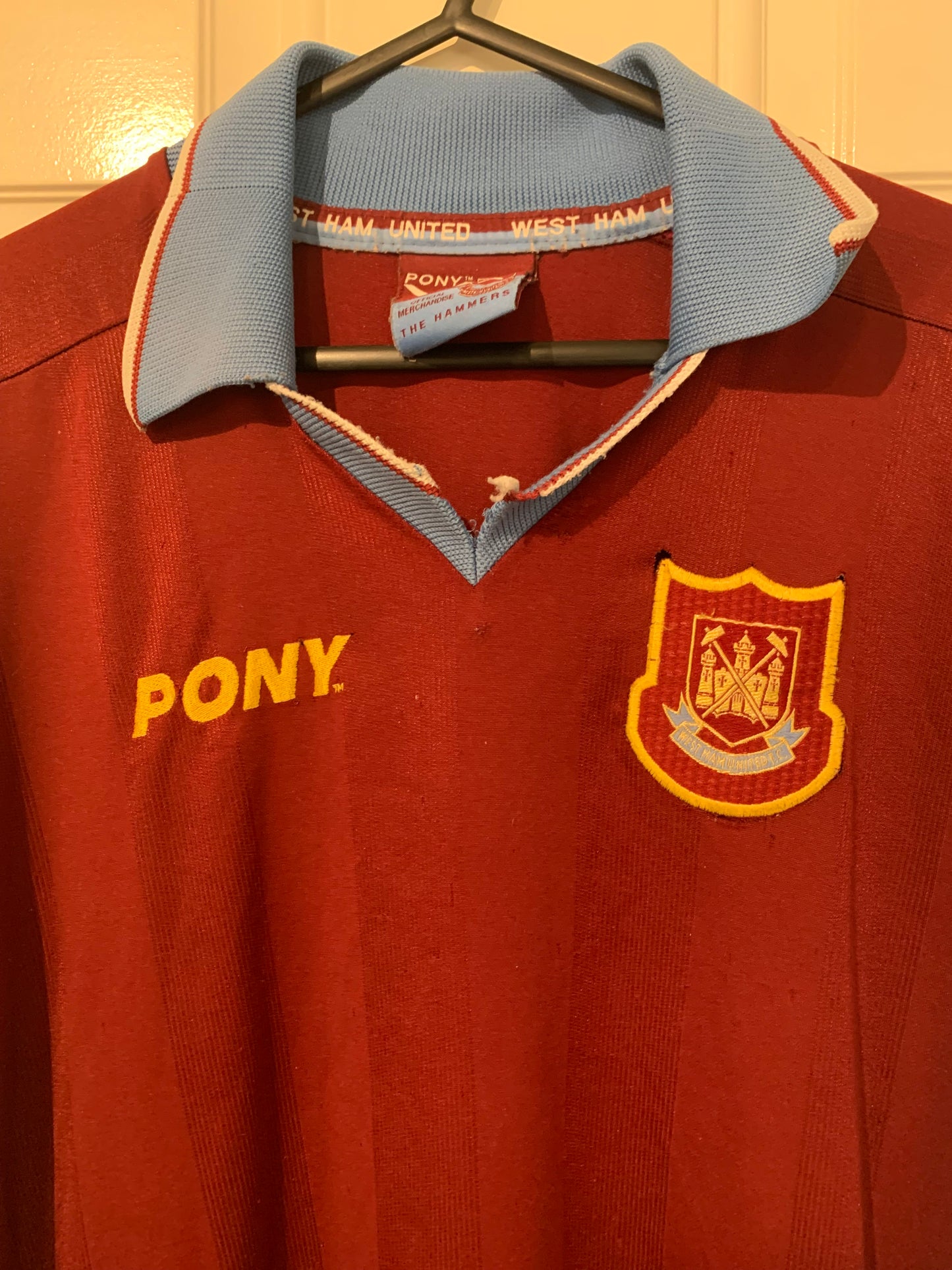 PONY West Ham United 1997/1998 Home Shirt (XXL)