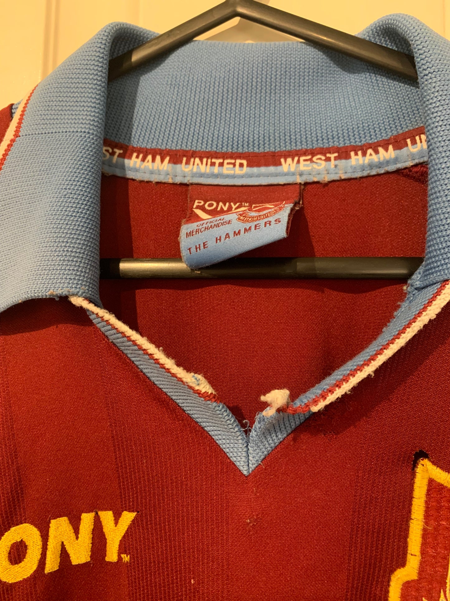 PONY West Ham United 1997/1998 Home Shirt (XXL)