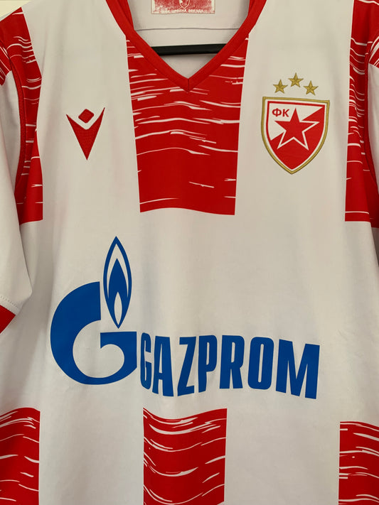 Macron Red Star Belgrade Crvena Zvezda 2020/2021 Home Shirt (S)