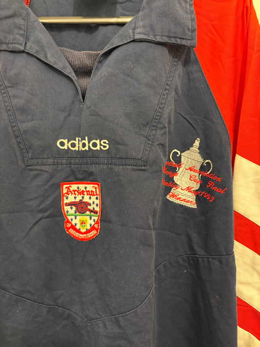 Adidas Arsenal 1993/1994 FA Cup Winners Drill Sweatshirt (L)