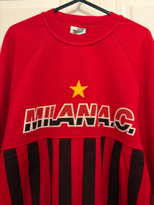 Le Felpe Dei Grande Club AC Milan 1991/1992 Sweatshirt (L)