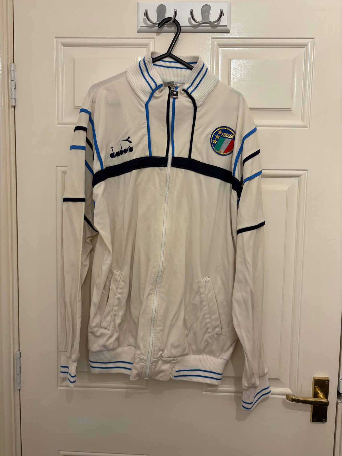 Diadora Italy 1986/1990 Zip Up Track Jacket (XL)