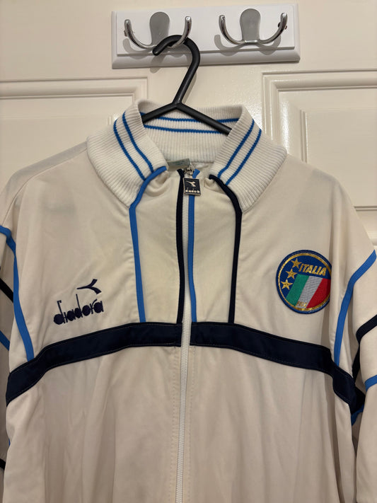 Diadora Italy 1986/1990 Zip Up Track Jacket (XL)