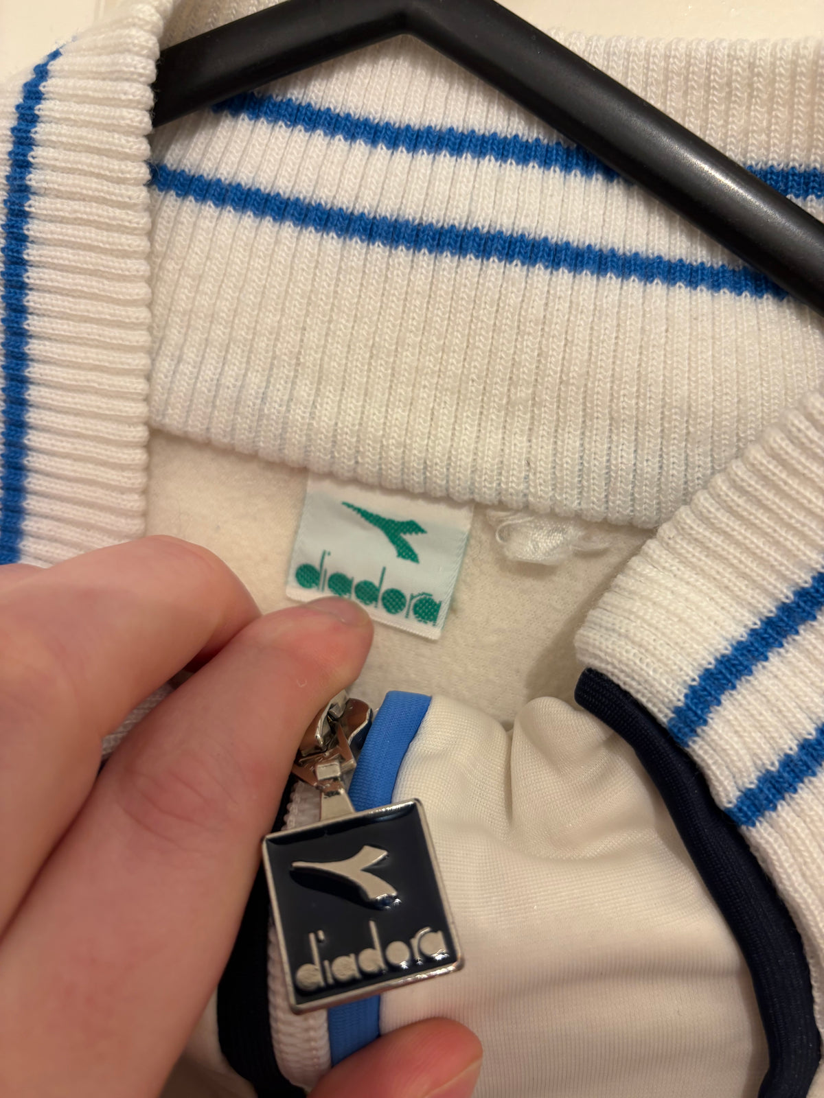 Diadora Italy 1986/1990 Zip Up Track Jacket (XL)