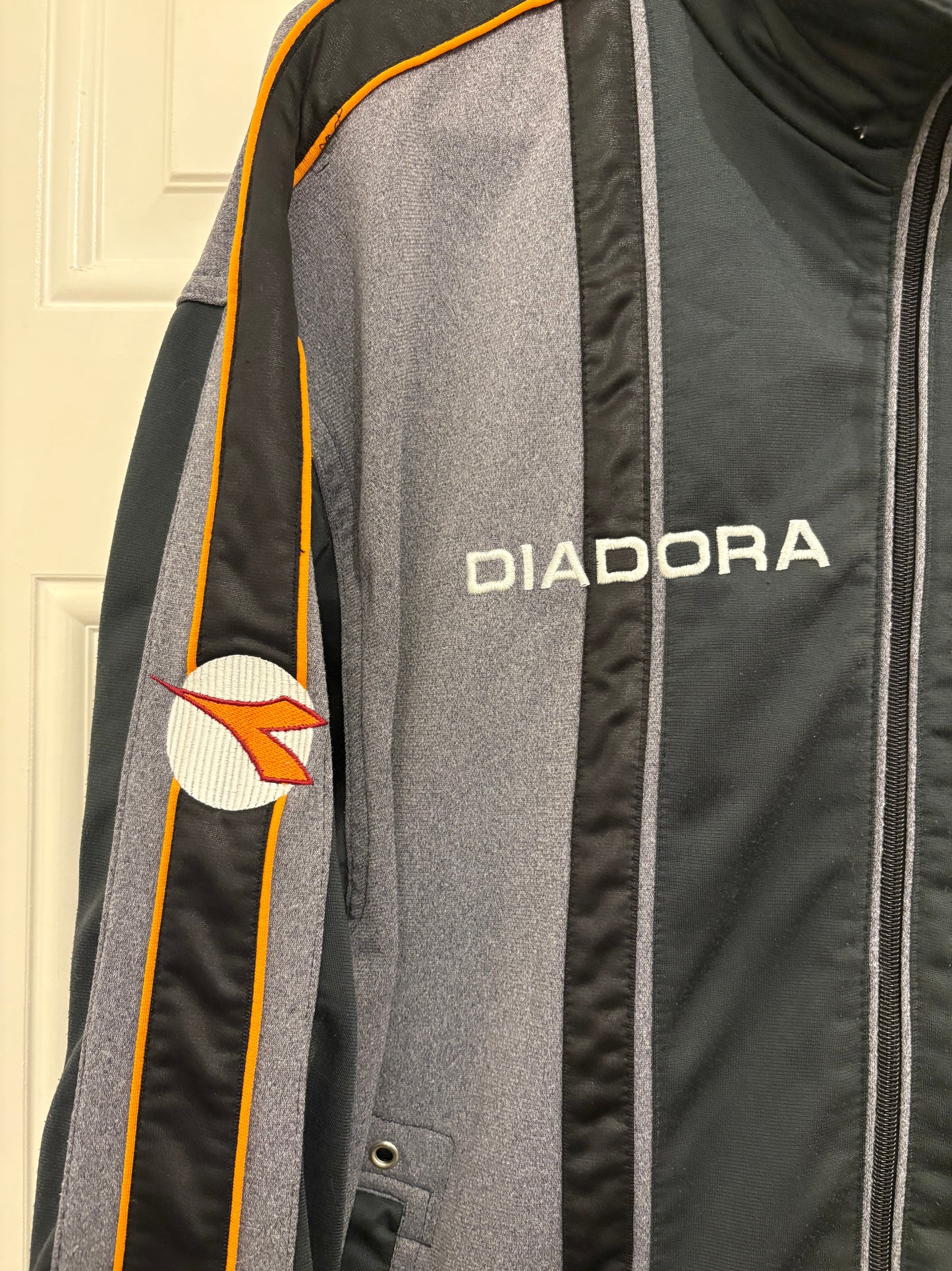Diadora AS Roma 1997/2000 Zip Up Jacket (M)