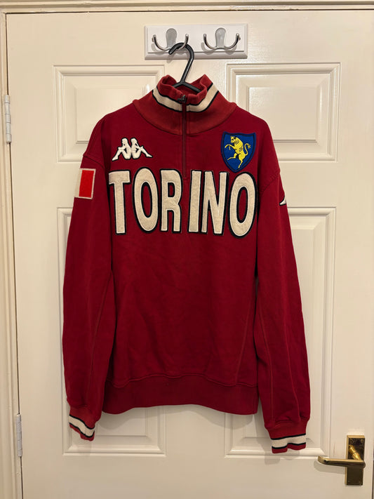 Kappa Torino FC 2009/2010 1/4 Zip Up Jacket (M)
