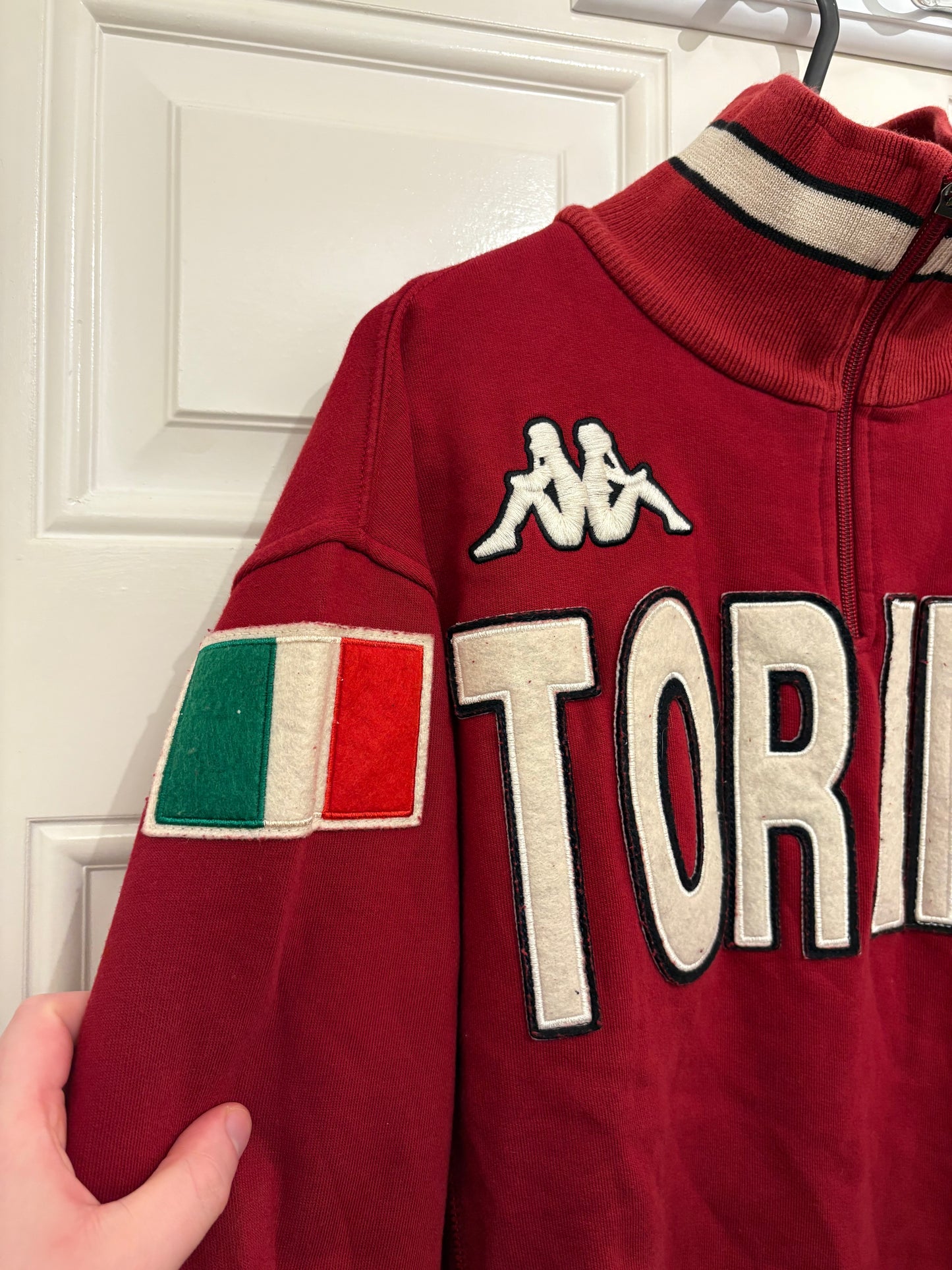Kappa Torino FC 2009/2010 1/4 Zip Up Jacket (M)