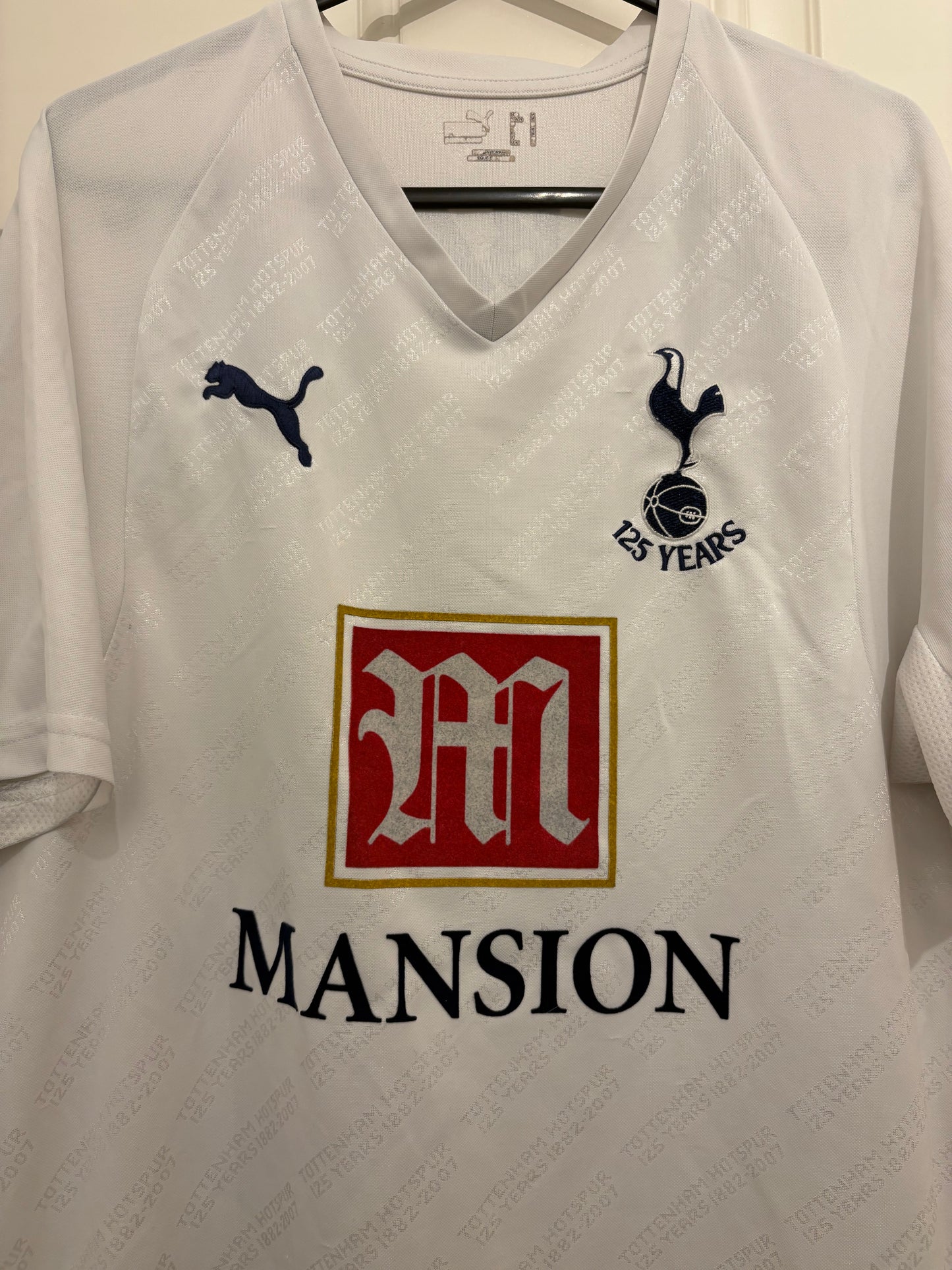 Puma Tottenham Hotspur 2007/2008 125th Anniversary Home Shirt Berbatov 9 (M)