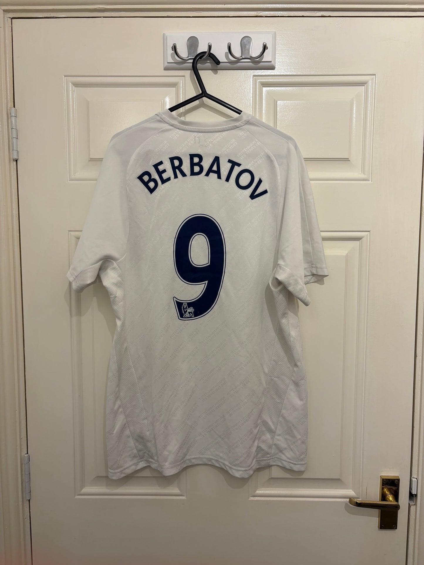 Puma Tottenham Hotspur 2007/2008 125th Anniversary Home Shirt Berbatov 9 (M)