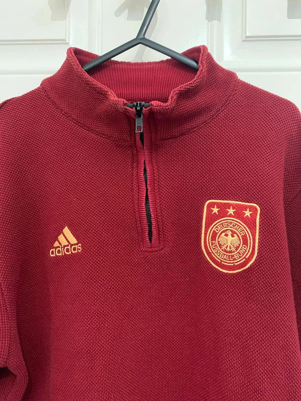 Adidas Originals Germany 2010/2014 1/4 Zip Sweatshirt (L)