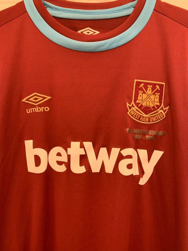 Umbro West Ham 2015/2016 Home Shirt (M)